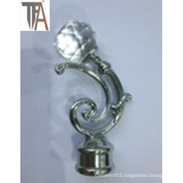 Aluminium with Crystal Curtain Cap